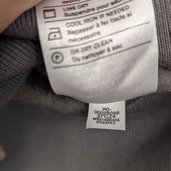 vince | Men's Full Zip Relaxed Fit Soft  Jacket | Warm Pewter | Big & Tall  XXL - Picture 14 of 14